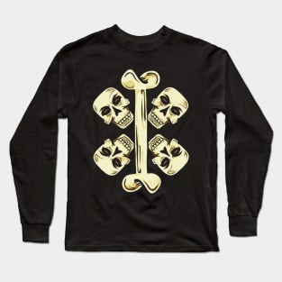 Bone & Cross-Skulls Long Sleeve T-Shirt